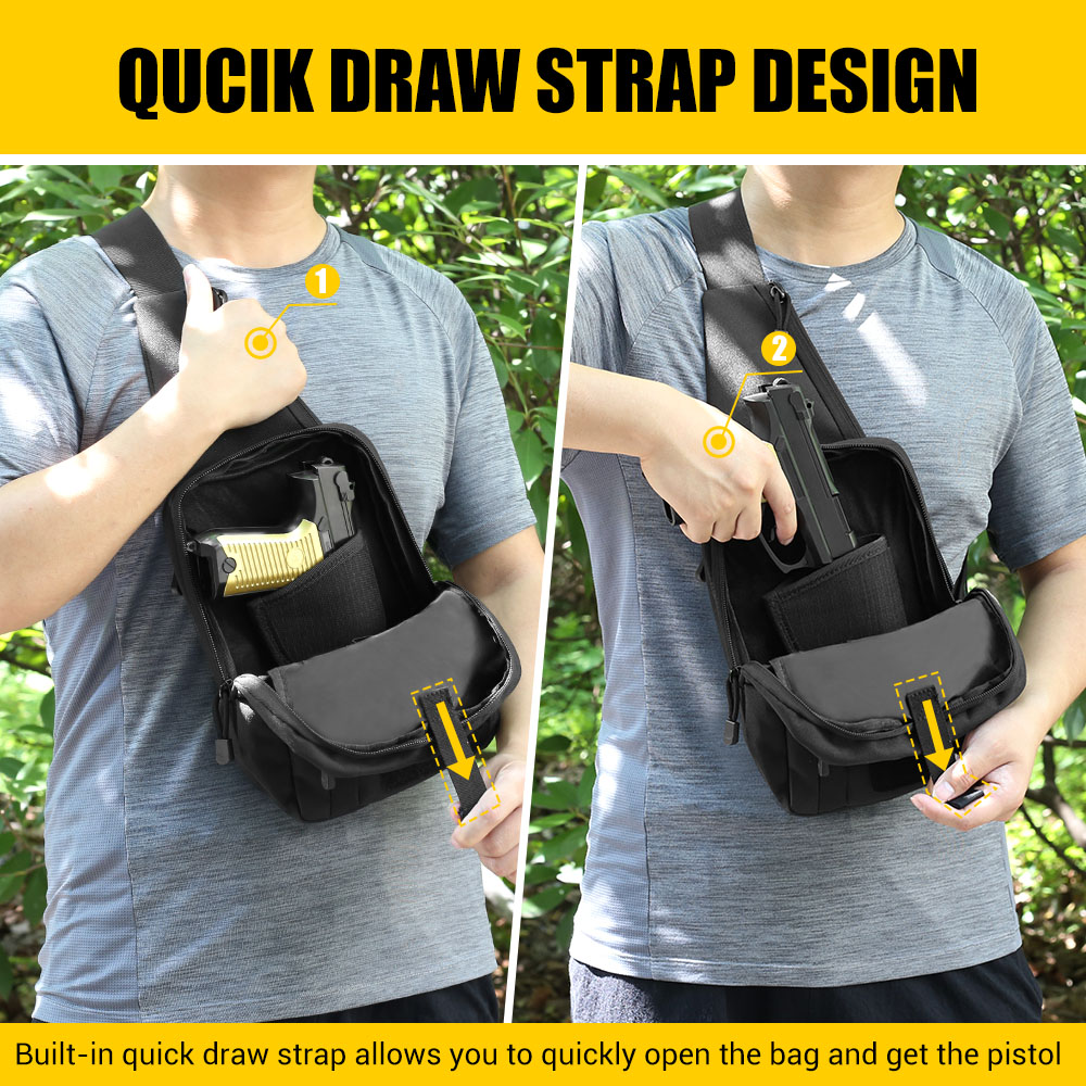 Bolsa táctica para pistola, fu - Edc Carry Pistols reseña y precio